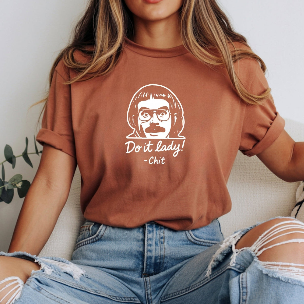 Do It Lady T-Shirt – Retro Funny Motivational Unisex product image 8
