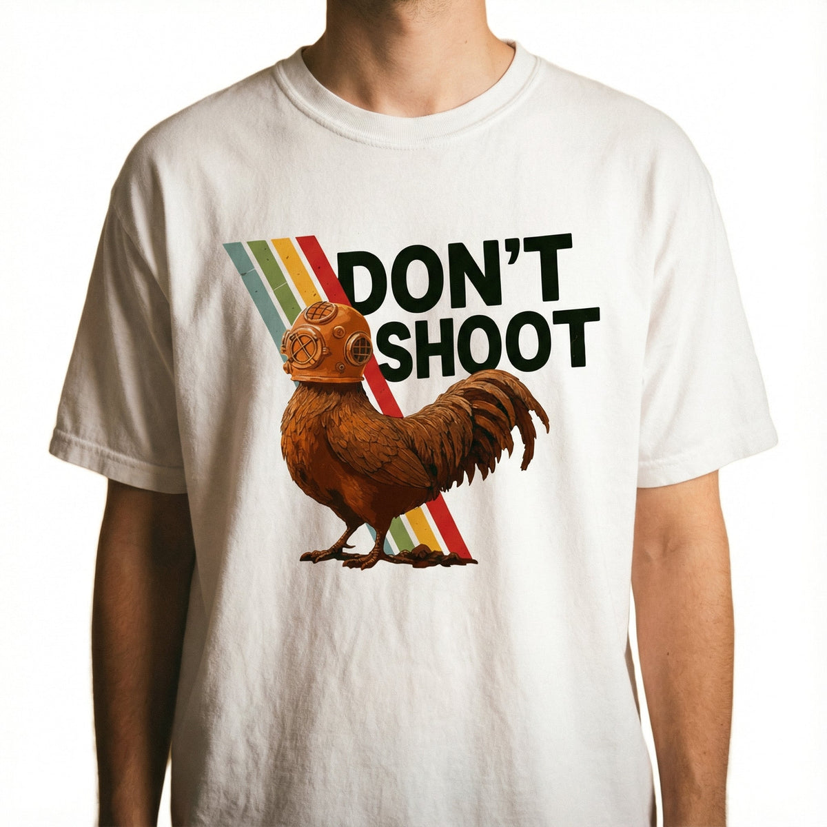 Don’t Shoot Arcade T-Shirt – Sarcastic Retro Gamer Graphic product image 2