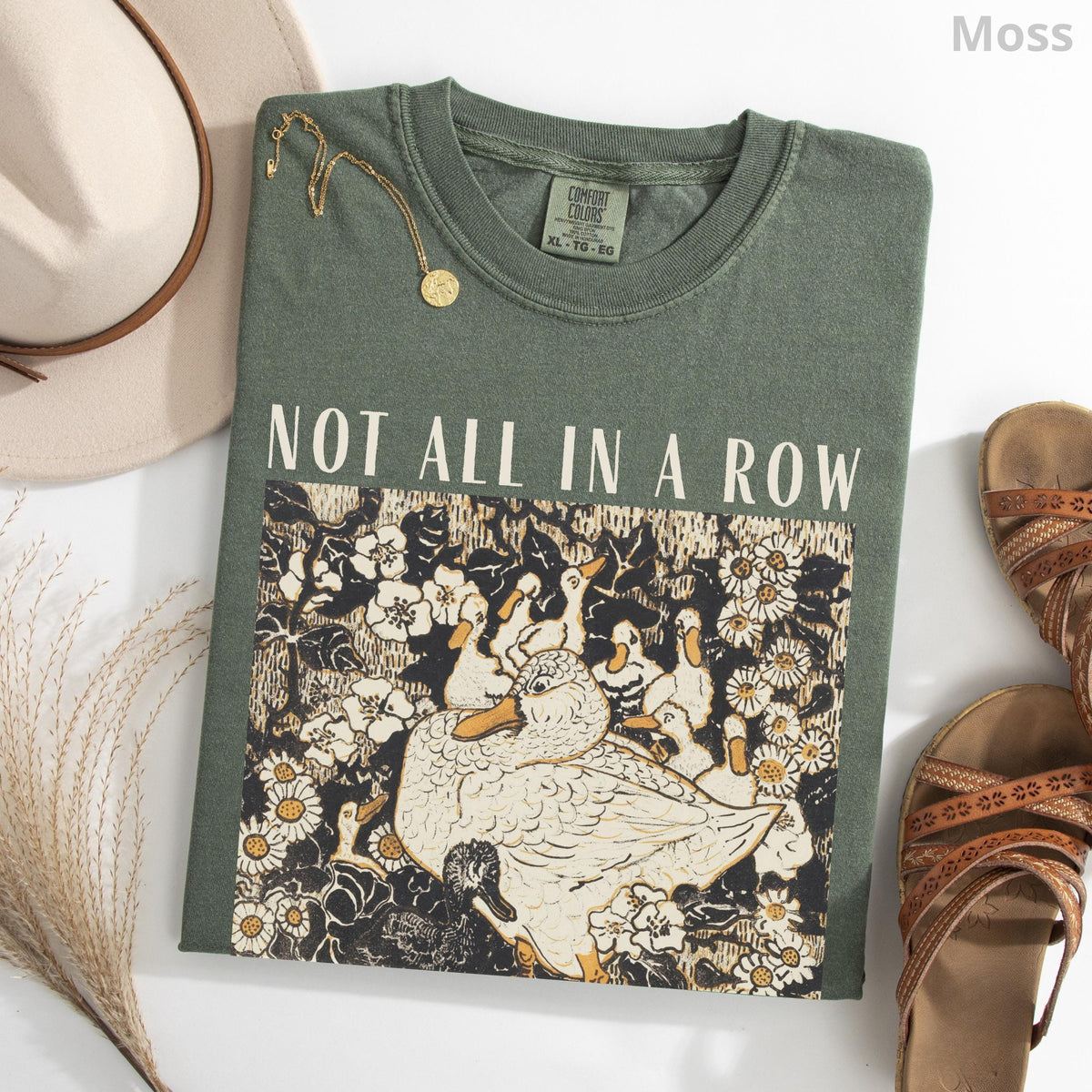 Ducks Not in a Row Shirt – Funny Vintage Retro Duck Graphic product image 9