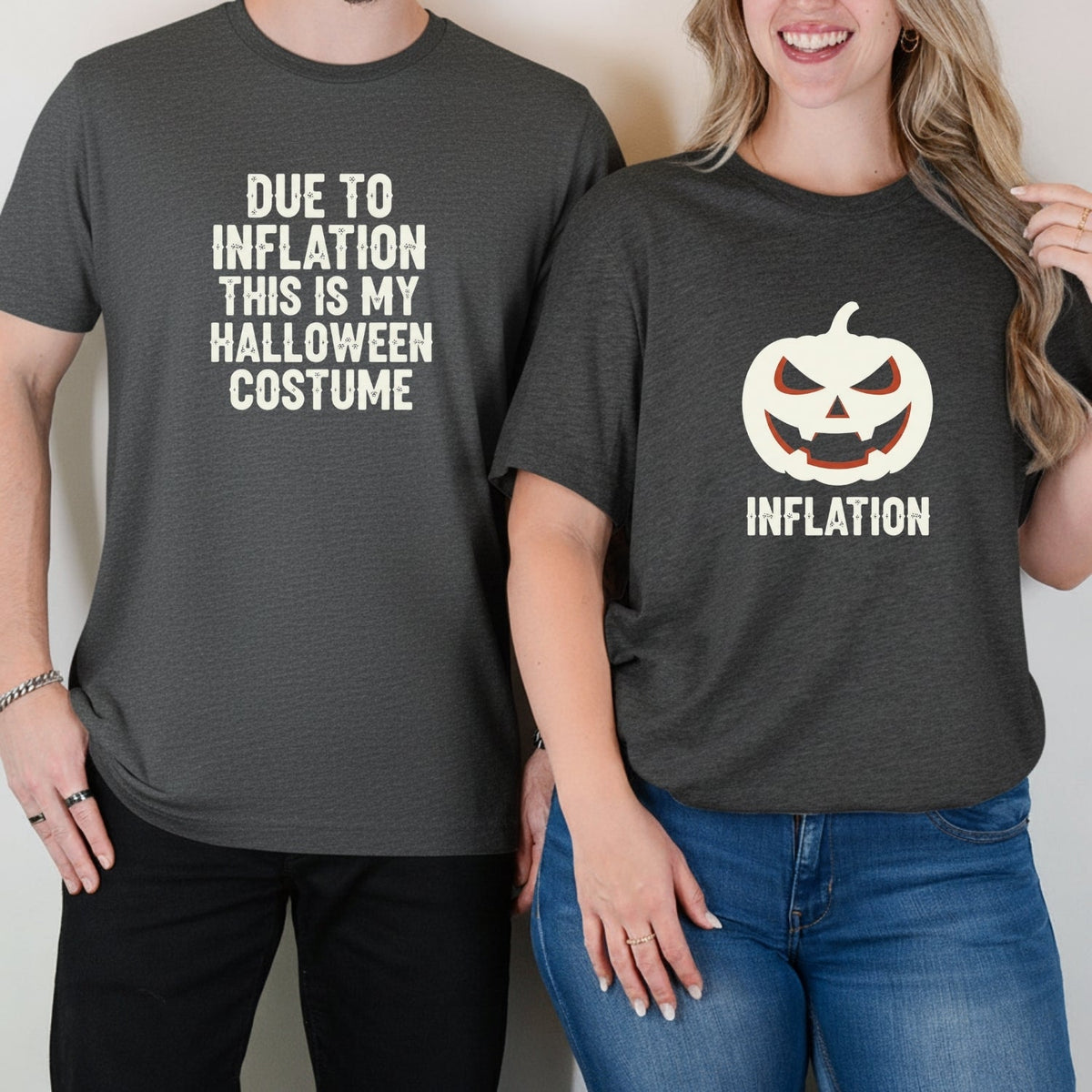 Due to Inflation This is My Halloween Costume Matching product image 1