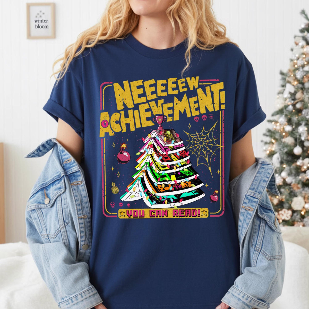 Dungeon Crawler Carl Holiday Shirt – Christmas Tree Gamer product image 4
