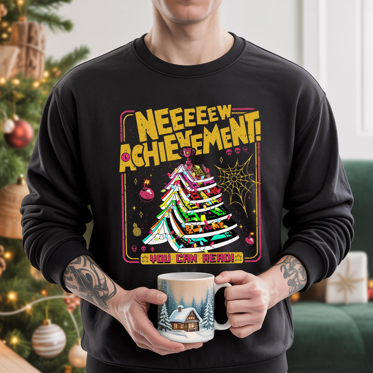 Dungeon Crawler Carl Holiday Shirt – Christmas Tree Gamer product image 7