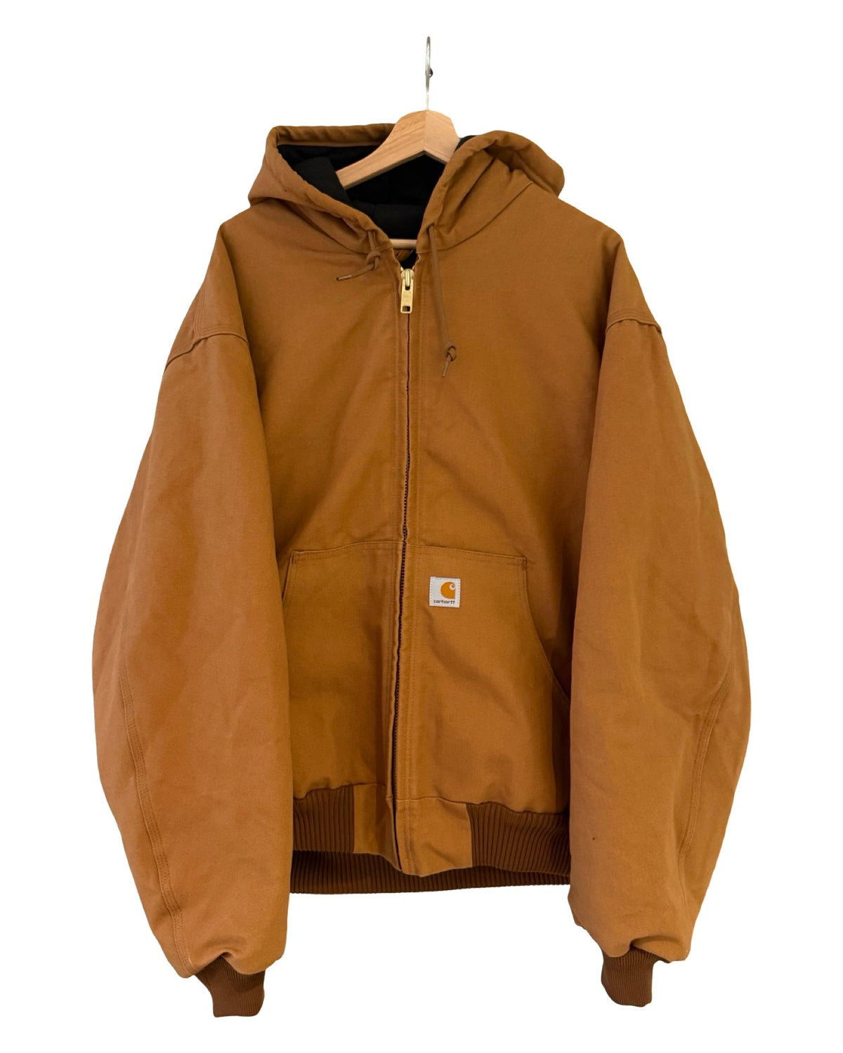 Vintage Carhartt Tan Hooded Jacket product image 1