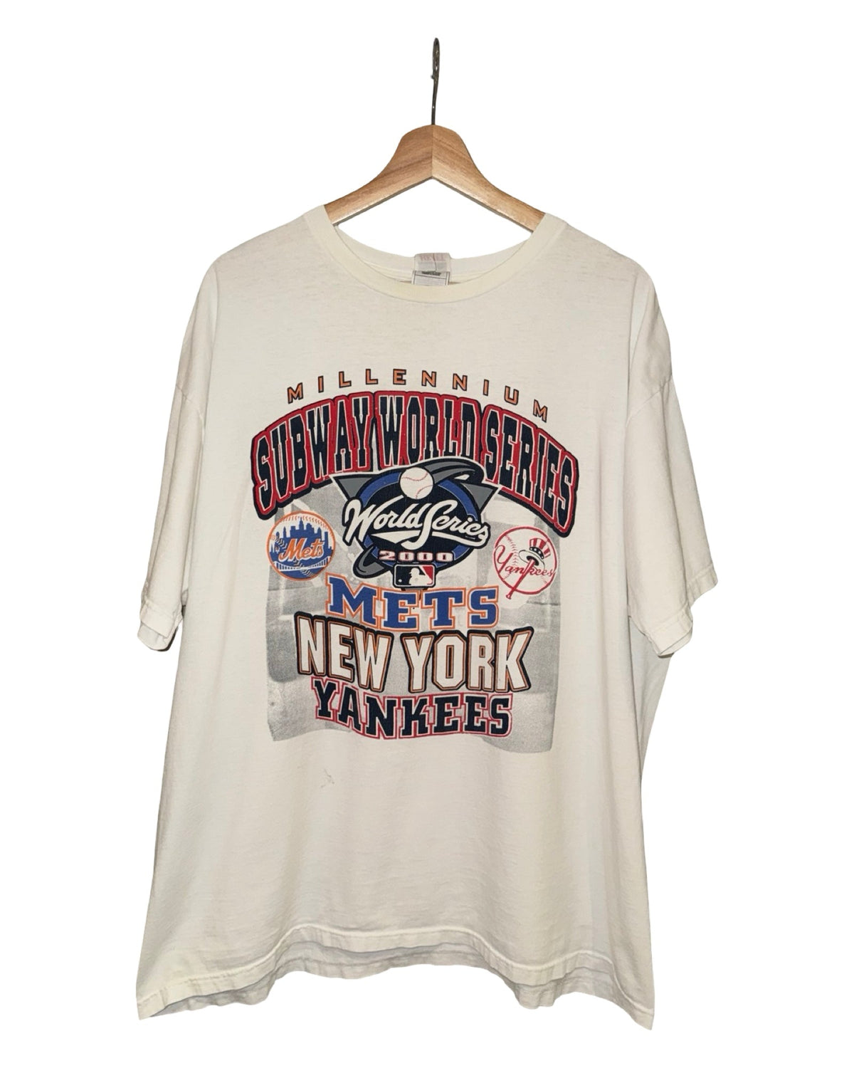 Vintage 2000 New York Subway Series Yankees & Mets