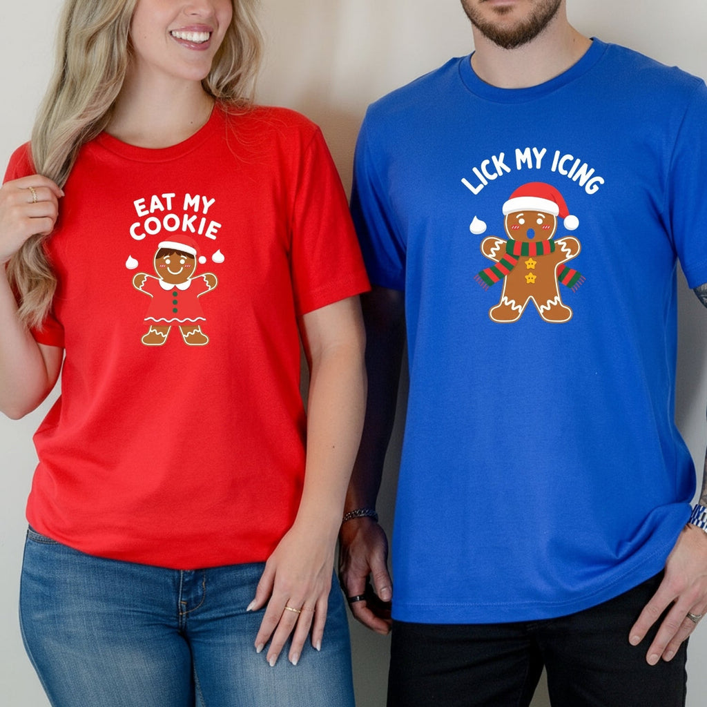 Eat My Cookies Funny Gingerbread Matching T-Shirts For product image 8