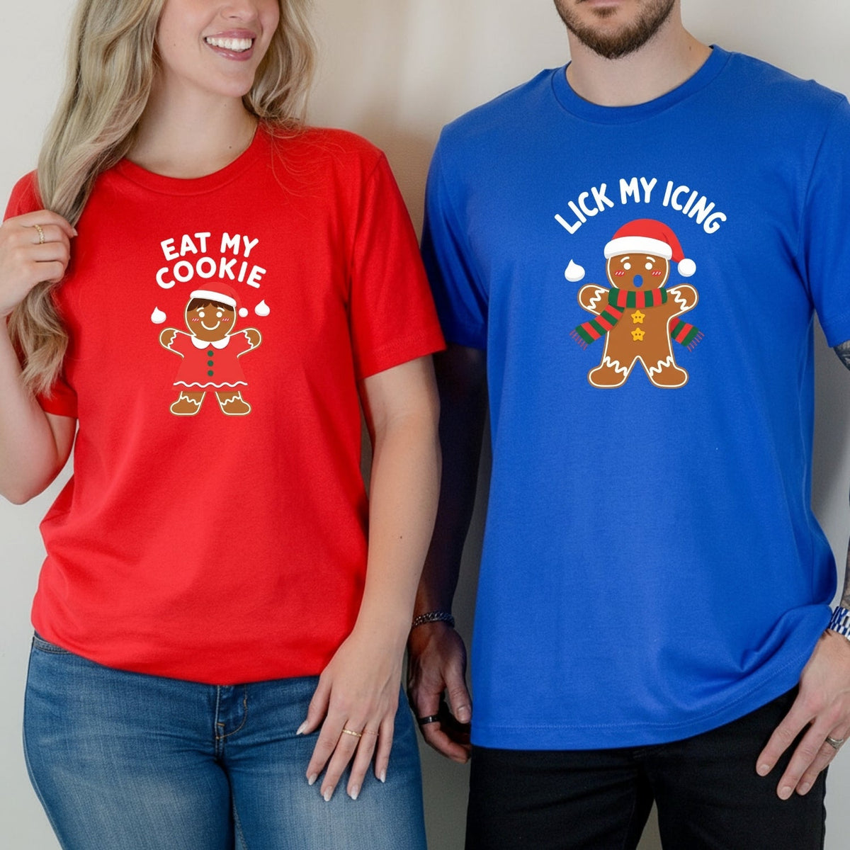 Eat My Cookies Funny Gingerbread Matching T-Shirts For product image 8