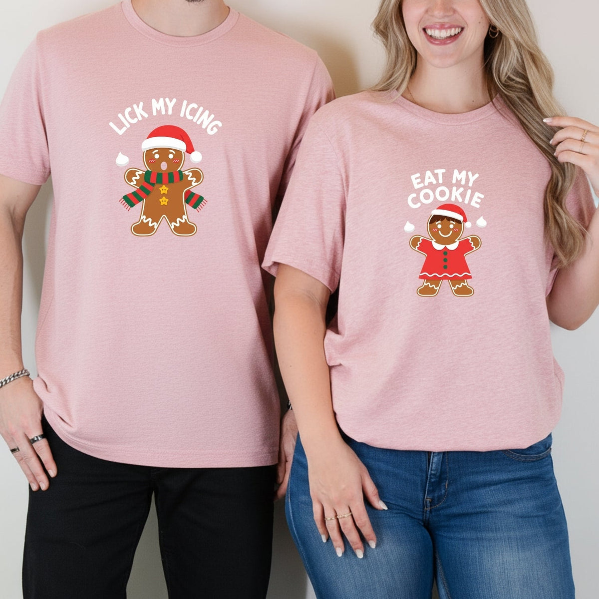 Eat My Cookies Funny Gingerbread Matching T-Shirts For product image 11