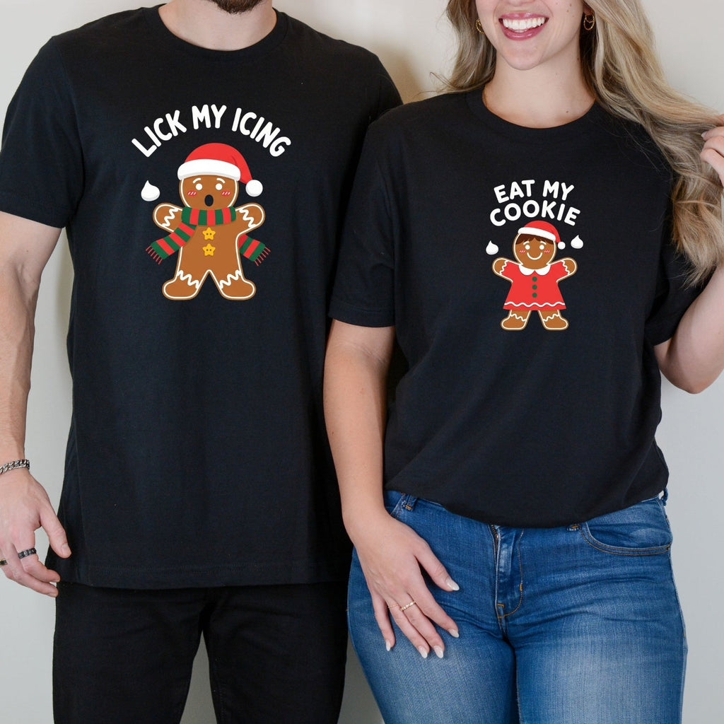 Eat My Cookies Funny Gingerbread Matching T-Shirts For product image 3