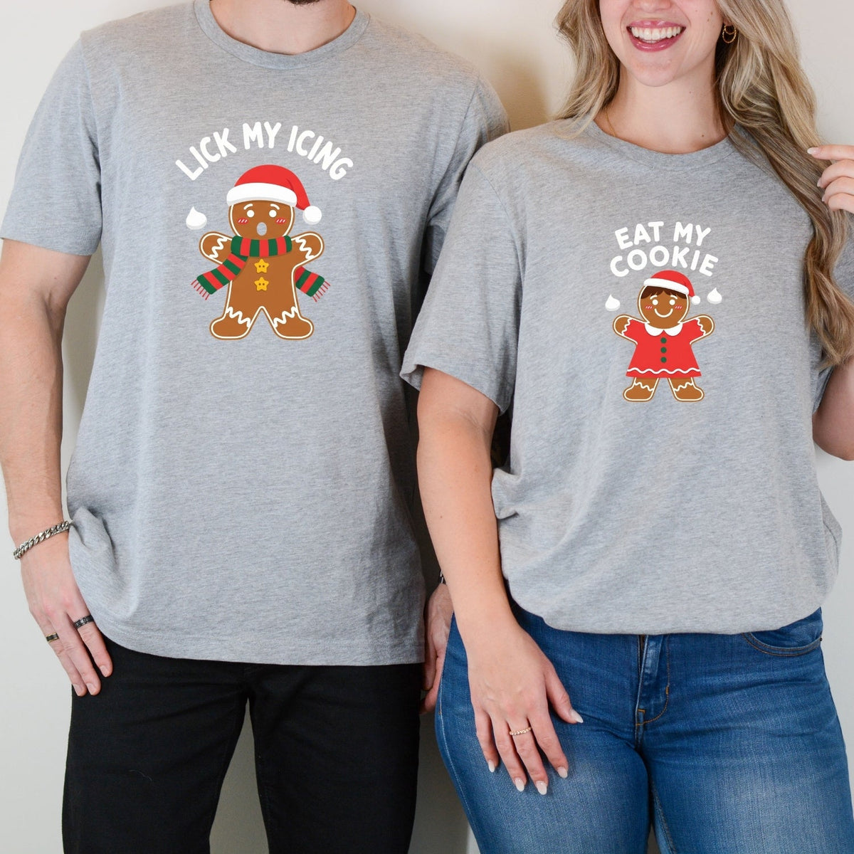 Eat My Cookies Funny Gingerbread Matching T-Shirts For product image 5