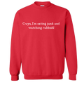 Eating Junk and Watching Rubbish Quote Tee product image 1