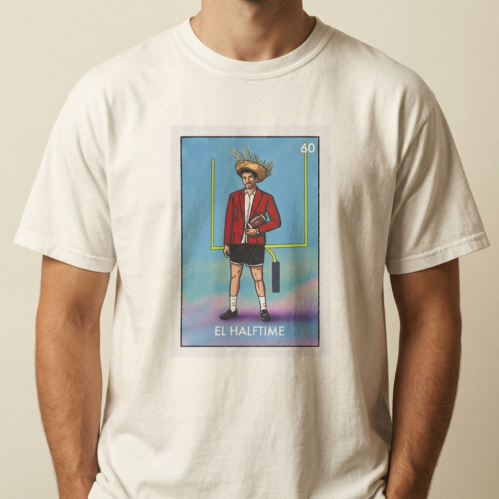 El Halftime Football Graphic T-Shirt – Puerto Rico Music product image 1