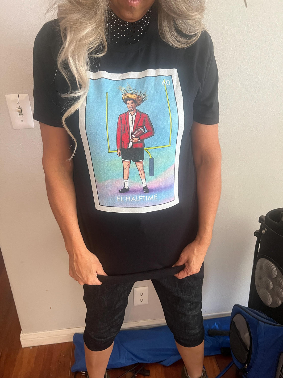 El Halftime Football Graphic T-Shirt – Puerto Rico Music product image 3