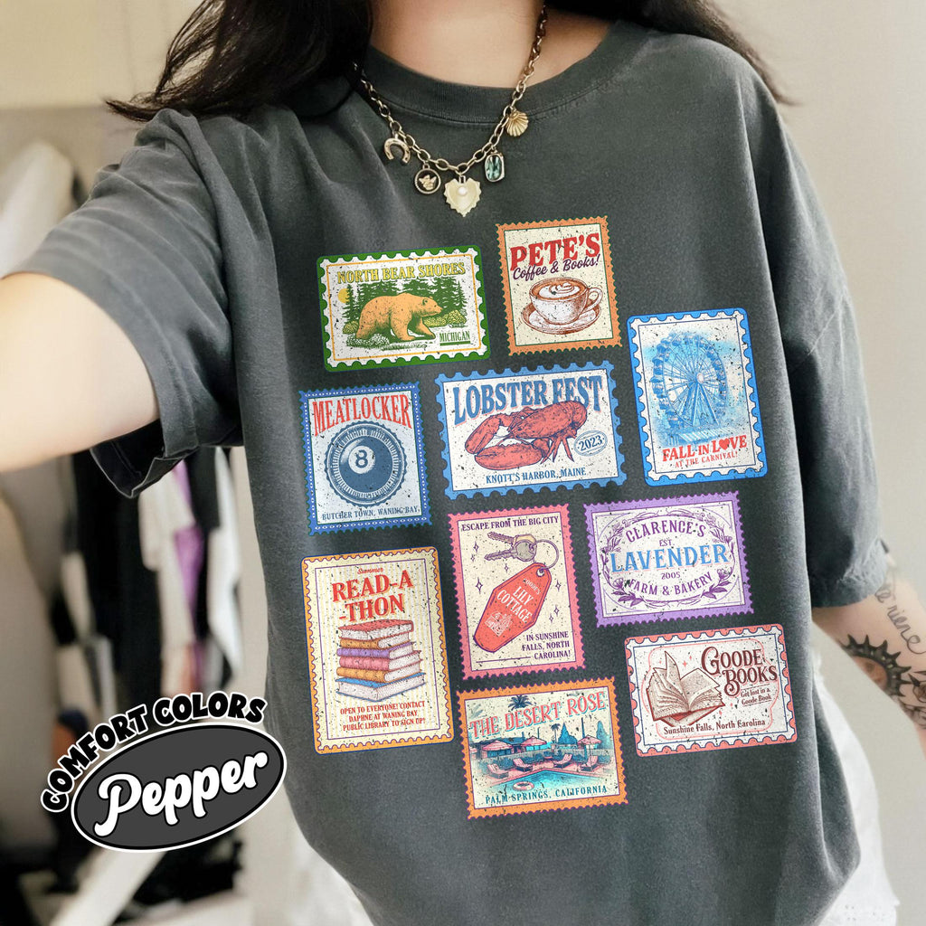 Beach Read Inspired Shirt – Romance Book Stamp Tee for product image 3