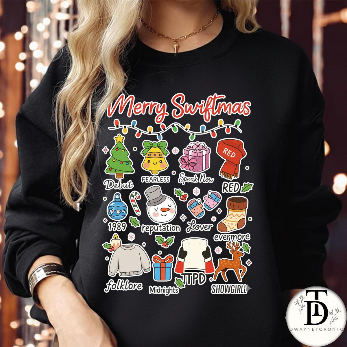 Eras Christmas Sweatshirt – Tree Crewneck – Merry S-mas product image 2