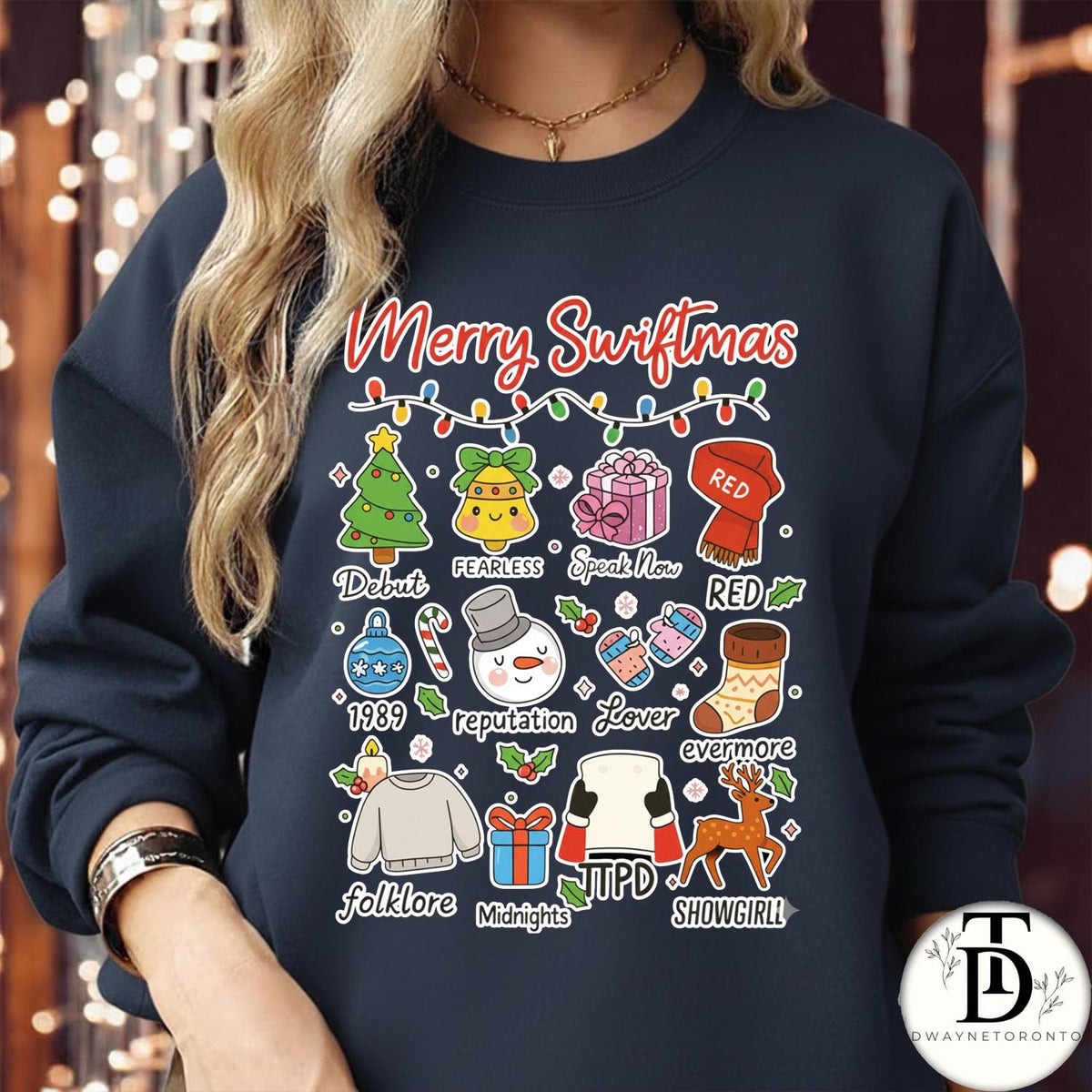 Eras Christmas Sweatshirt – Tree Crewneck – Merry S-mas product image 5