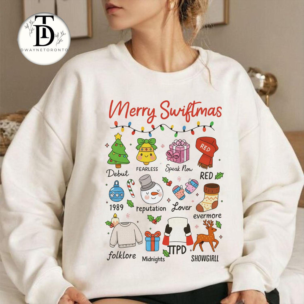Eras Christmas Sweatshirt – Tree Crewneck – Merry S-mas product image 1