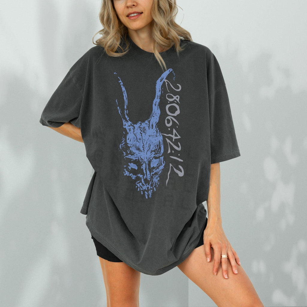 Evil Rabbit Horror Movie T-Shirt – Y2K Gothic Donnie product image 1