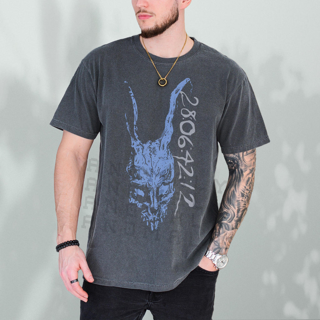 Evil Rabbit Horror Movie T-Shirt – Y2K Gothic Donnie product image 2