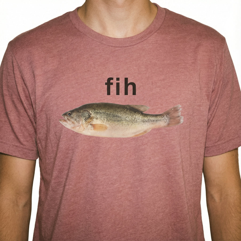 Fih Fish Meme T-Shirt – Funny Internet Humor Graphic Tee – product image 8
