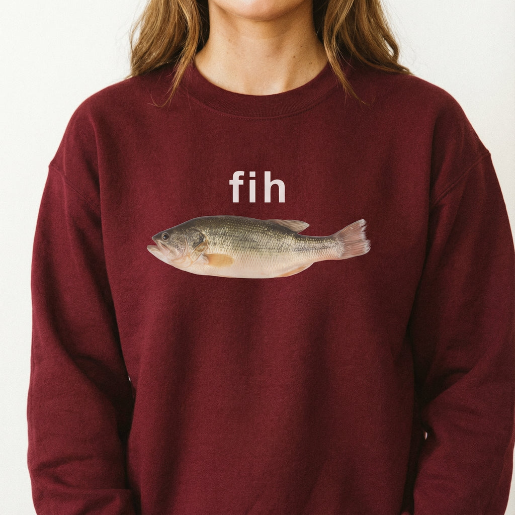 Fih Fish Meme T-Shirt – Funny Internet Humor Graphic Tee – product image 3