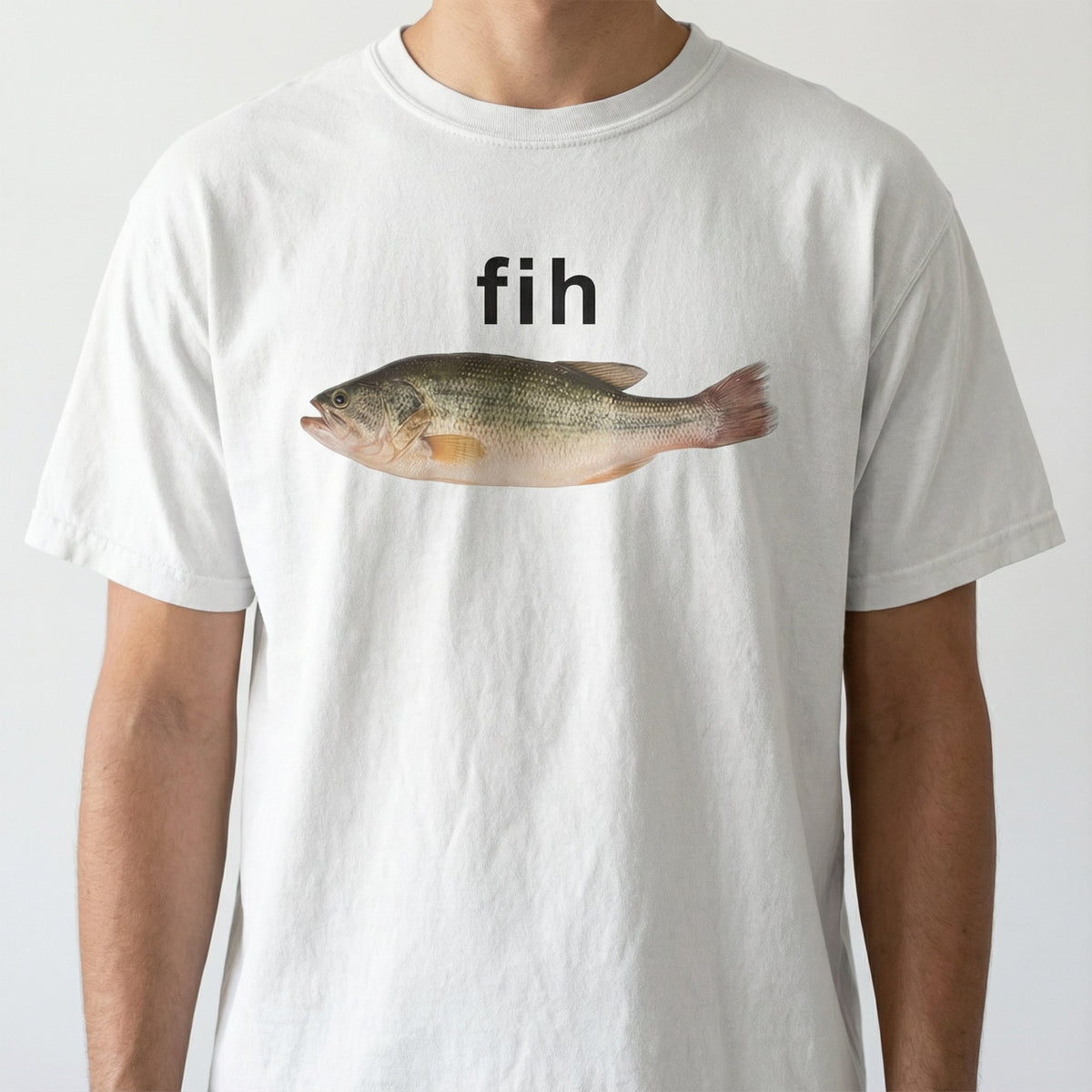 Fih Fish Meme T-Shirt – Funny Internet Humor Graphic Tee – product image 4