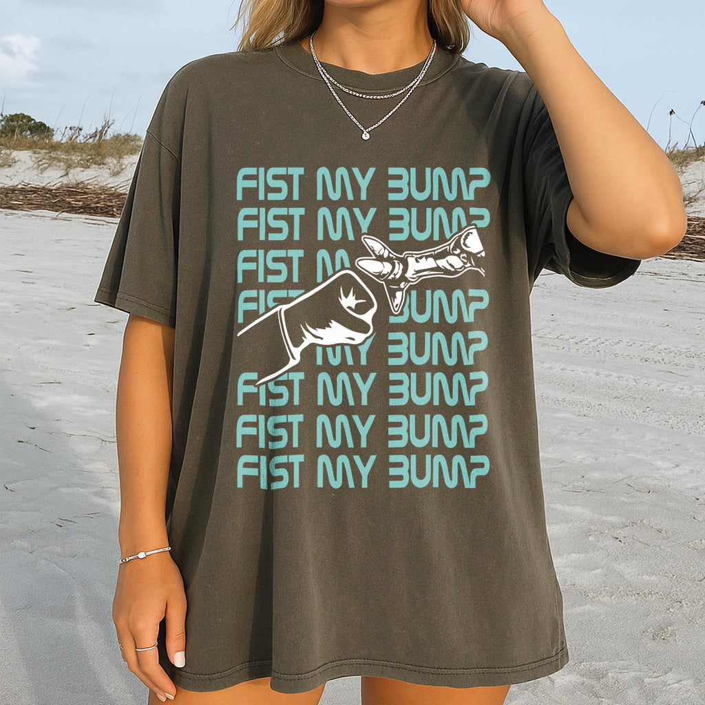 Fist My Bump Graphic Tee – Space Science Humor Shirt product image 3