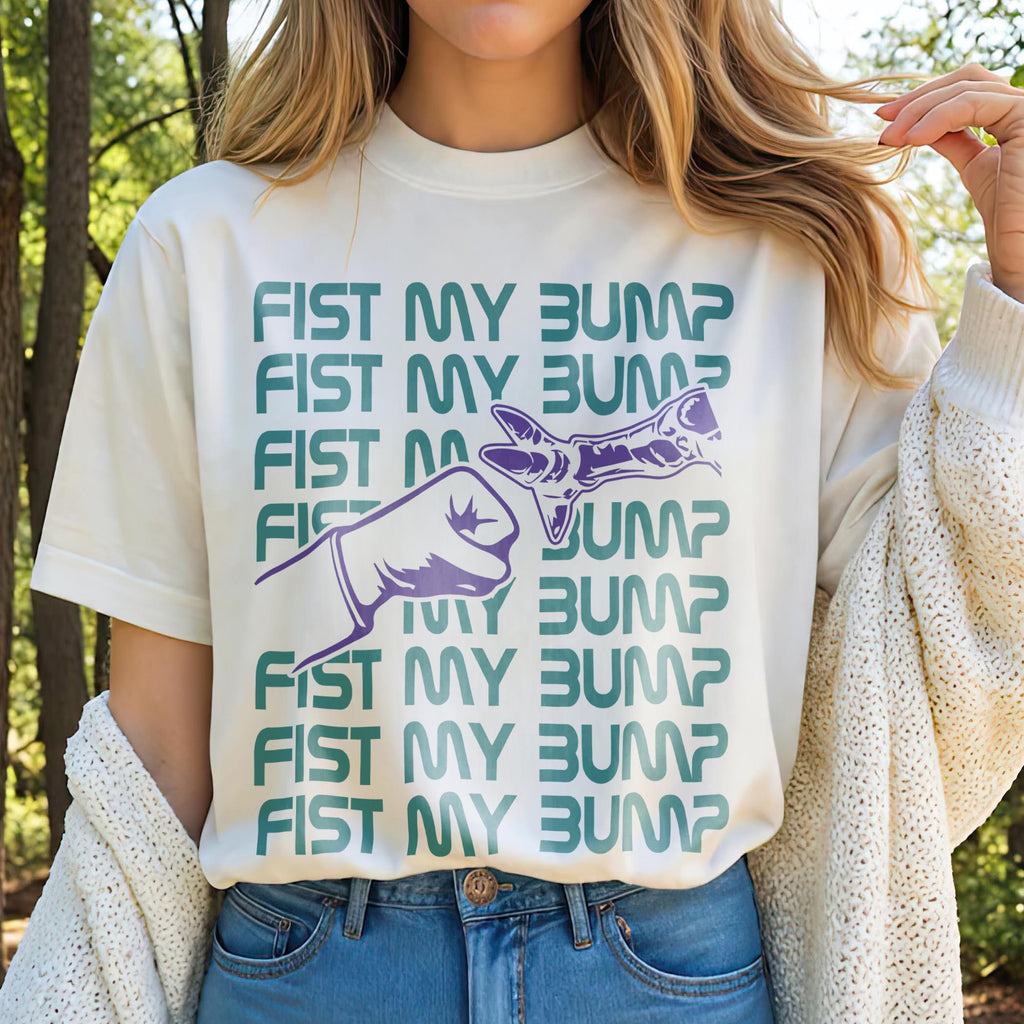 Fist My Bump Graphic Tee – Space Science Humor Shirt product image 5