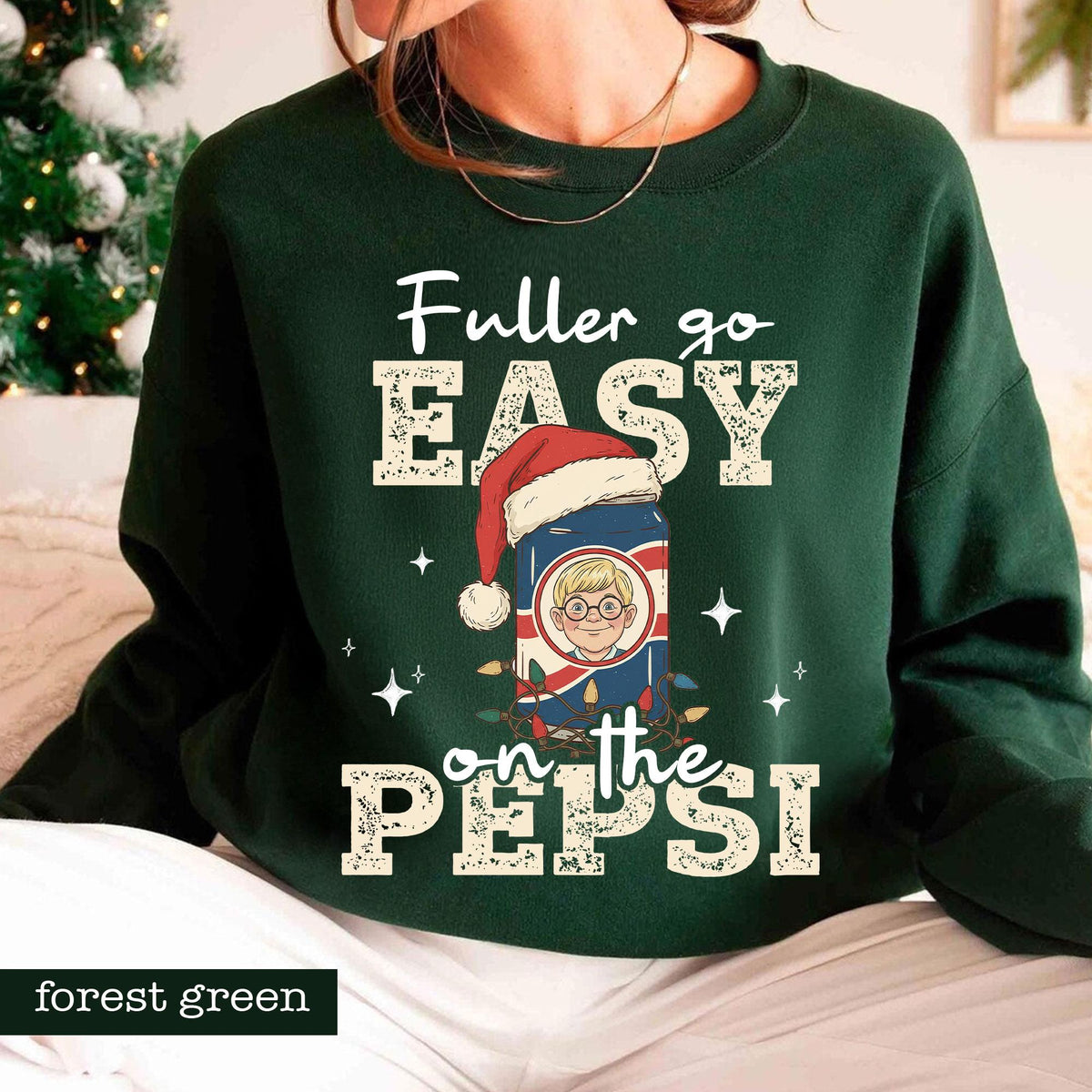 Go Easy on the Soda Christmas Sweatshirt – Funny Home Alone product image 1