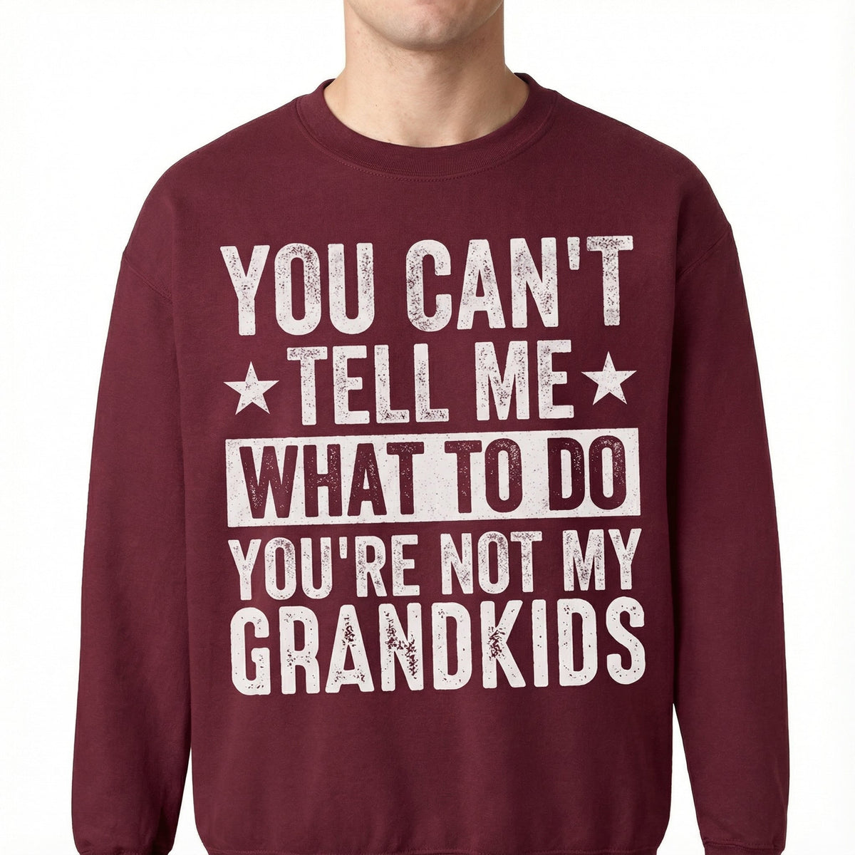 Funny Grandpa Graphic T-Shirt - You Can't Tell Me What To product image 4