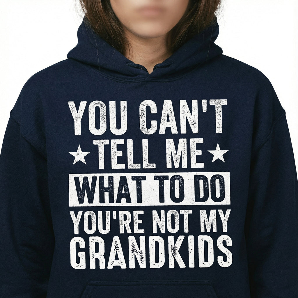 Funny Grandpa Graphic T-Shirt - You Can't Tell Me What To product image 5