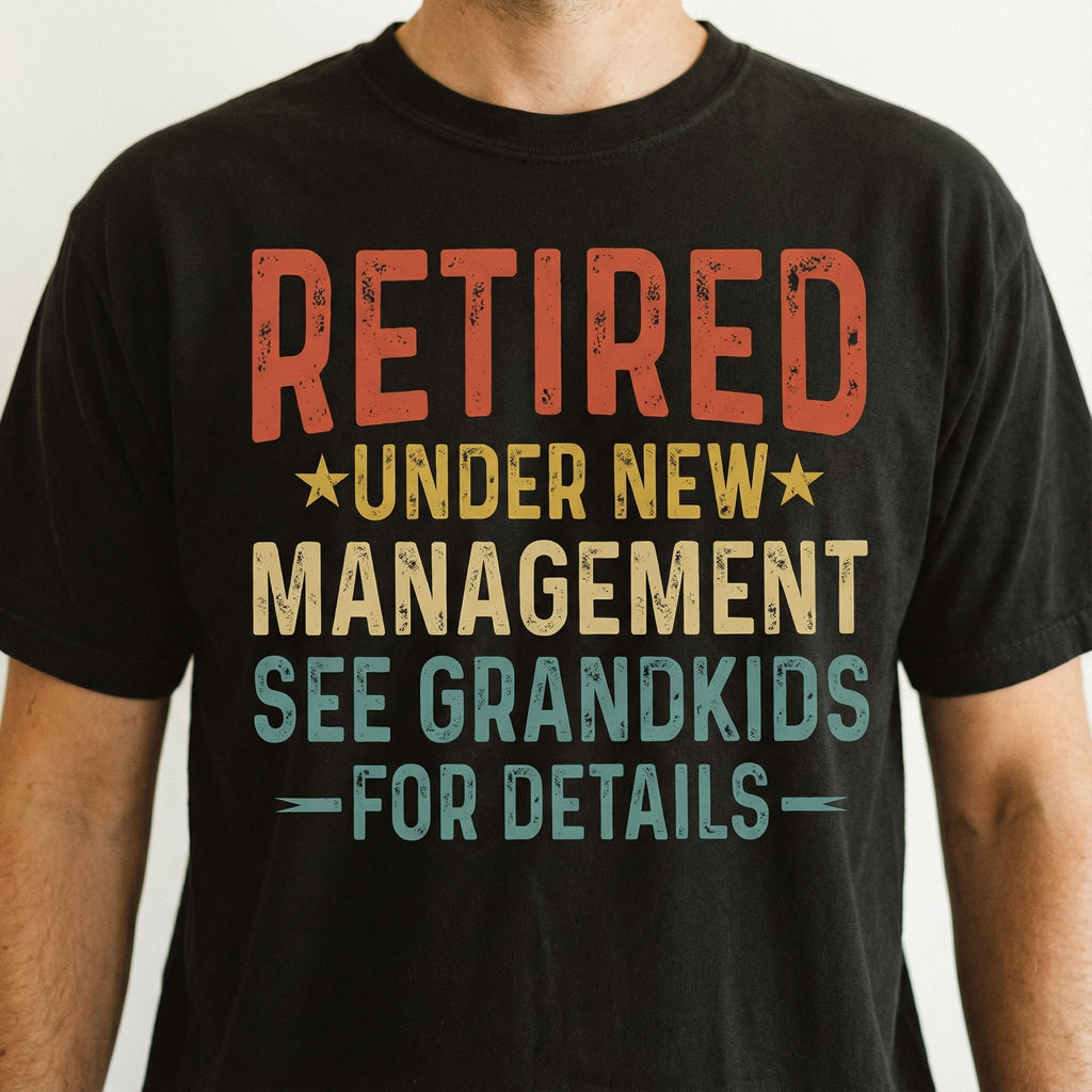 Funny Grandpa Retirement Graphic T-Shirt - Under New product image 1
