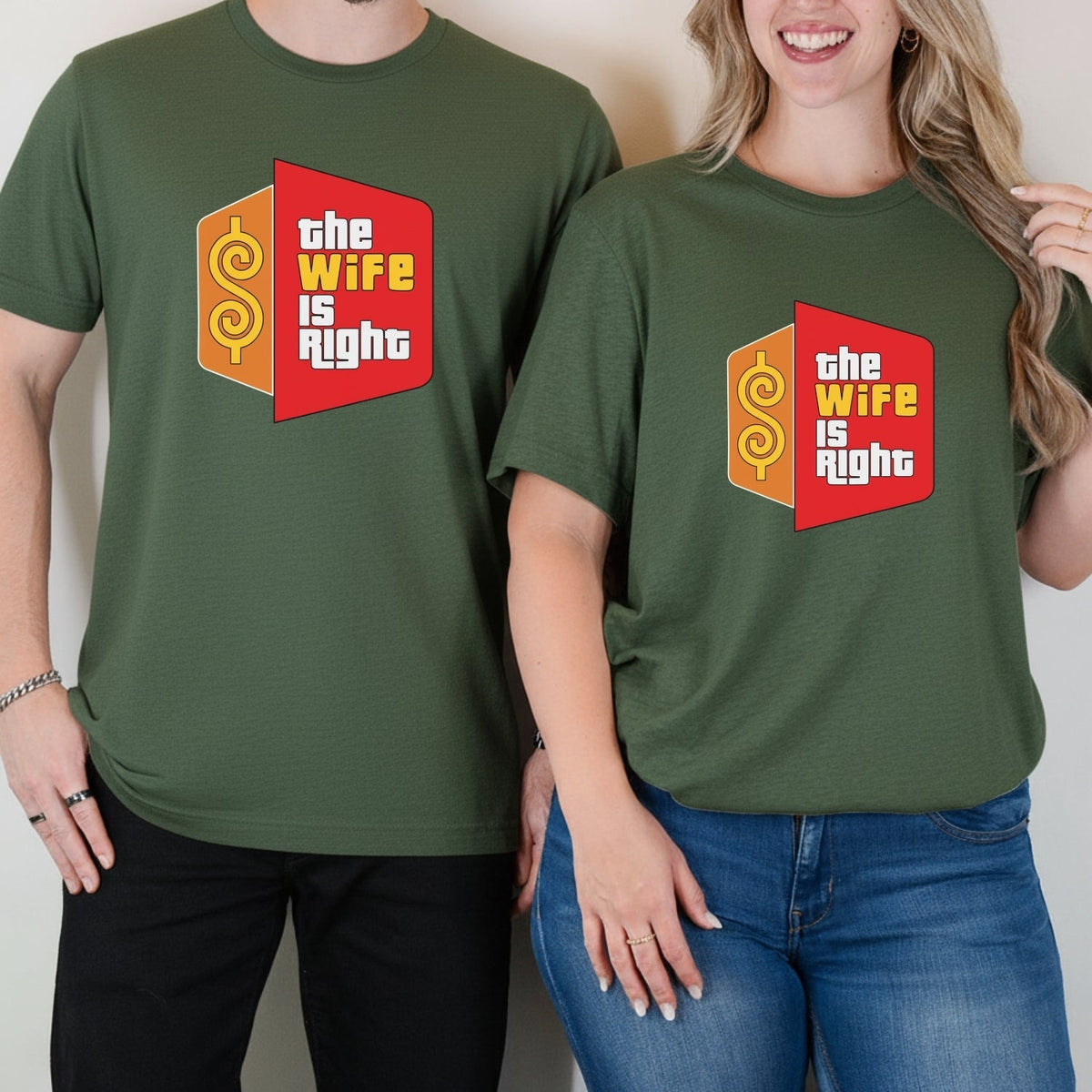Funny The Wife Is Right Humor Matching T-Shirt For Couples product image 14
