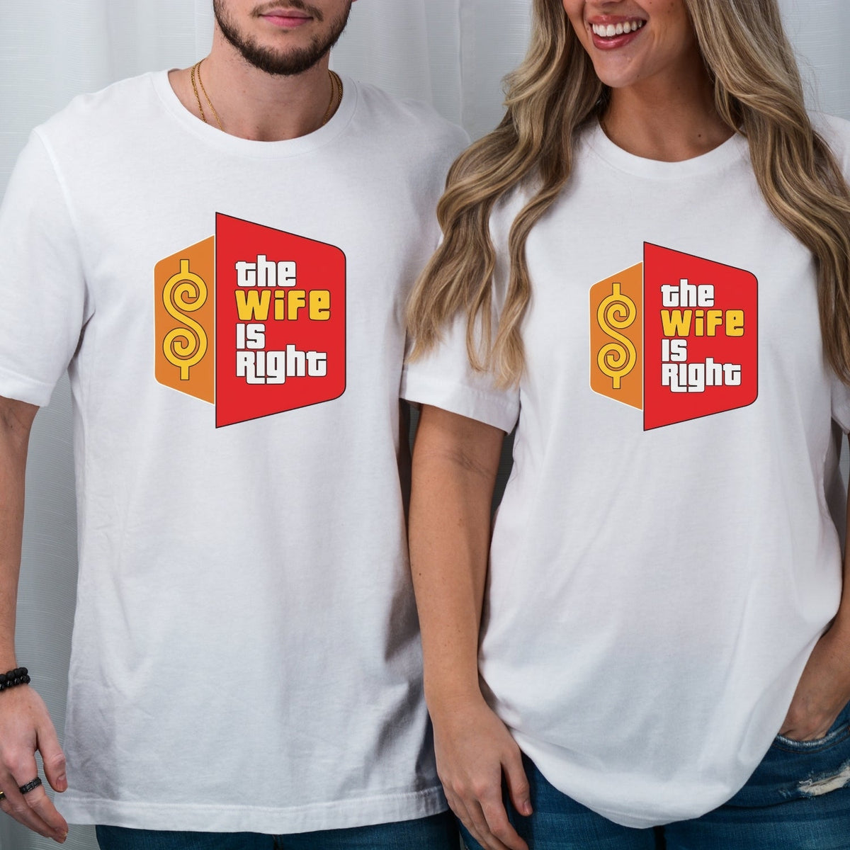 Funny The Wife Is Right Humor Matching T-Shirt For Couples product image 6