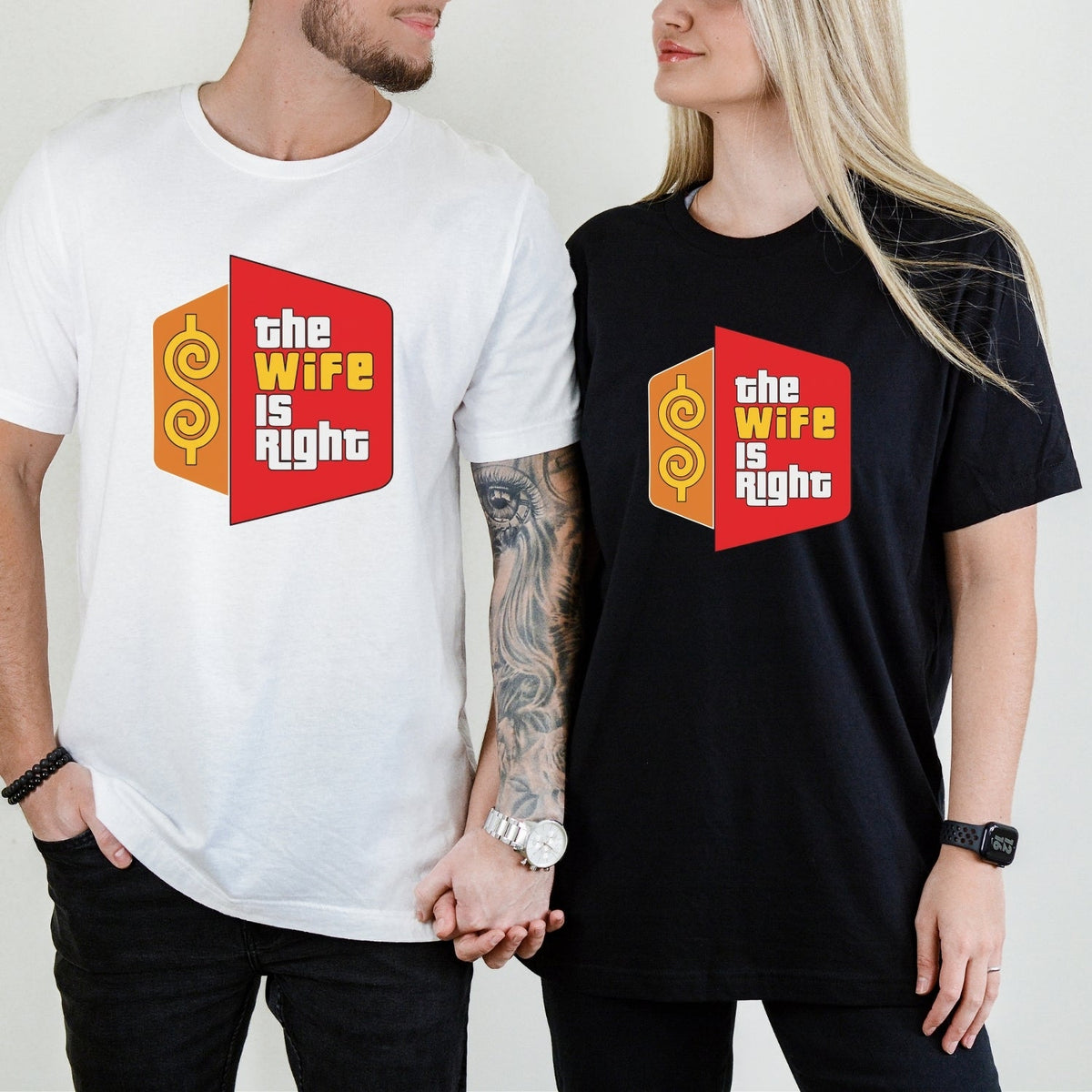 Funny The Wife Is Right Humor Matching T-Shirt For Couples product image 7