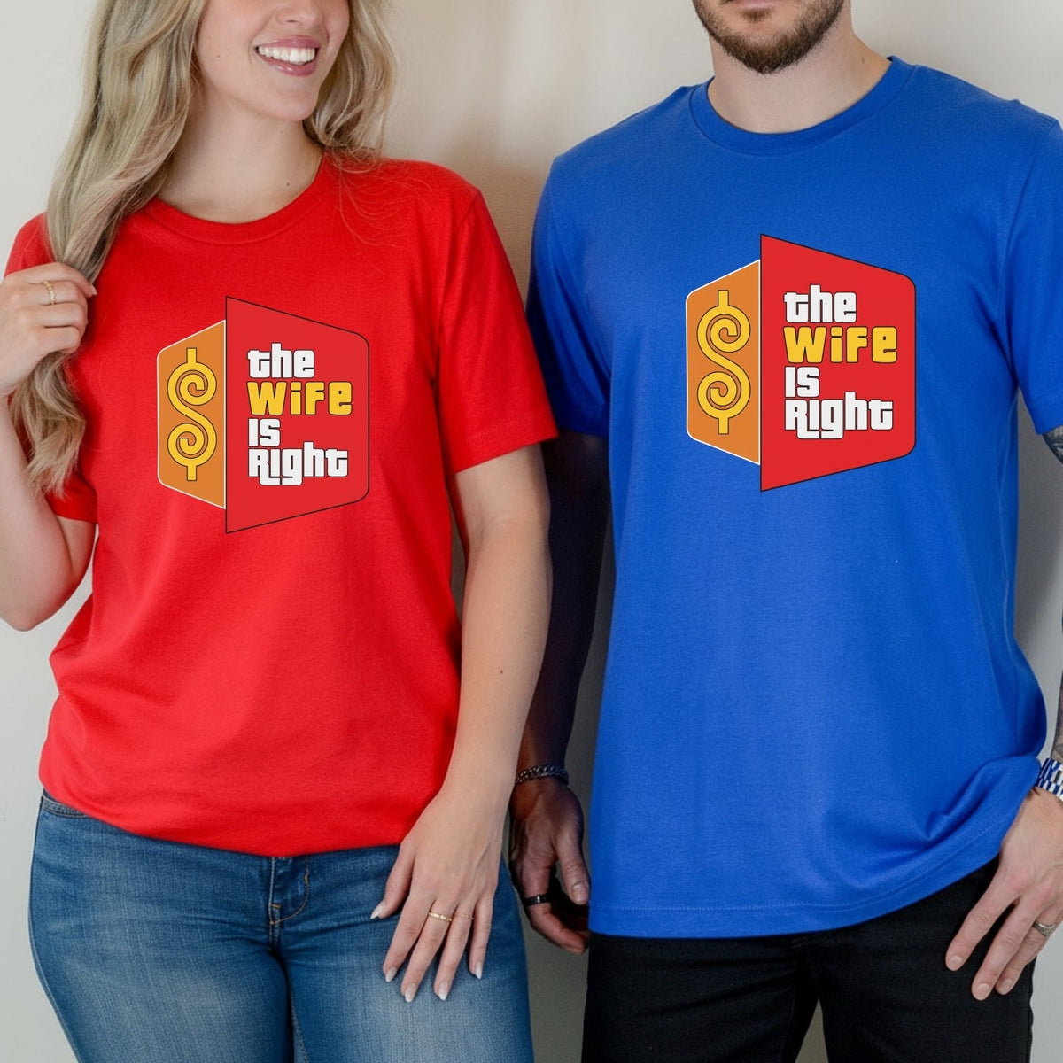 Funny The Wife Is Right Humor Matching T-Shirt For Couples product image 9
