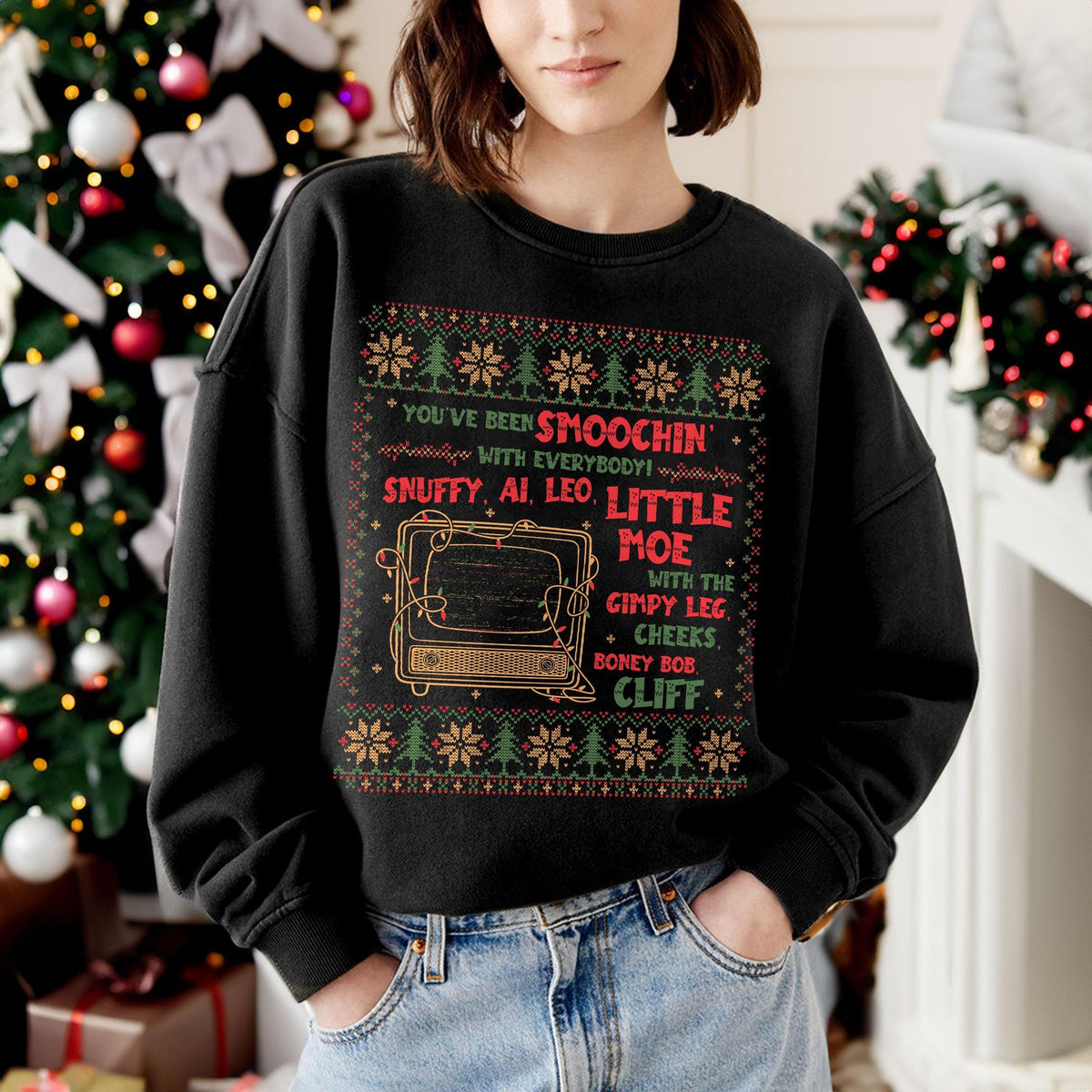 Funny Christmas Movie Quote Sweatshirt – Snuffy Al Leo product image 5