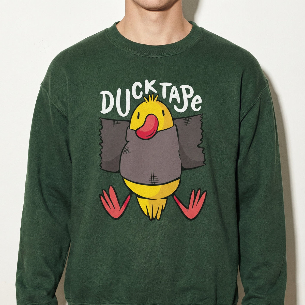 Funny Duct Tape Parody T-Shirt - Silly Duck Pun Graphic Tee product image 5