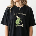 Funny Frog Dental Hygienist Shirt – Off to Clean Teeth product image 1