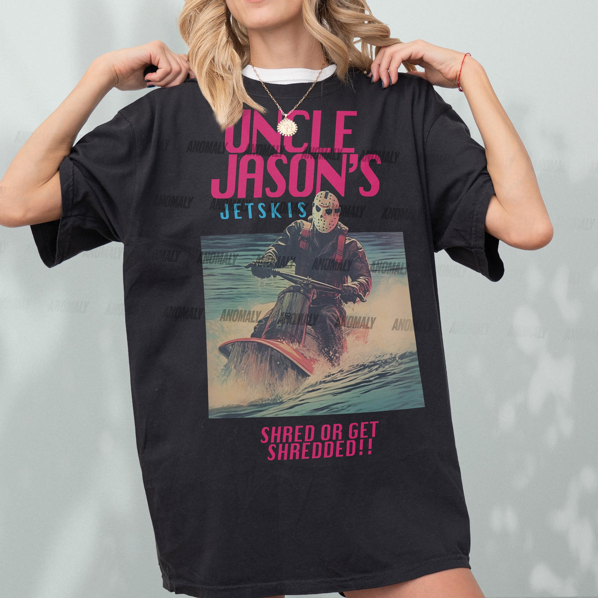 Funny Jason T-Shirt – Uncle Jason’s Jetskis Vintage 80s product image 2