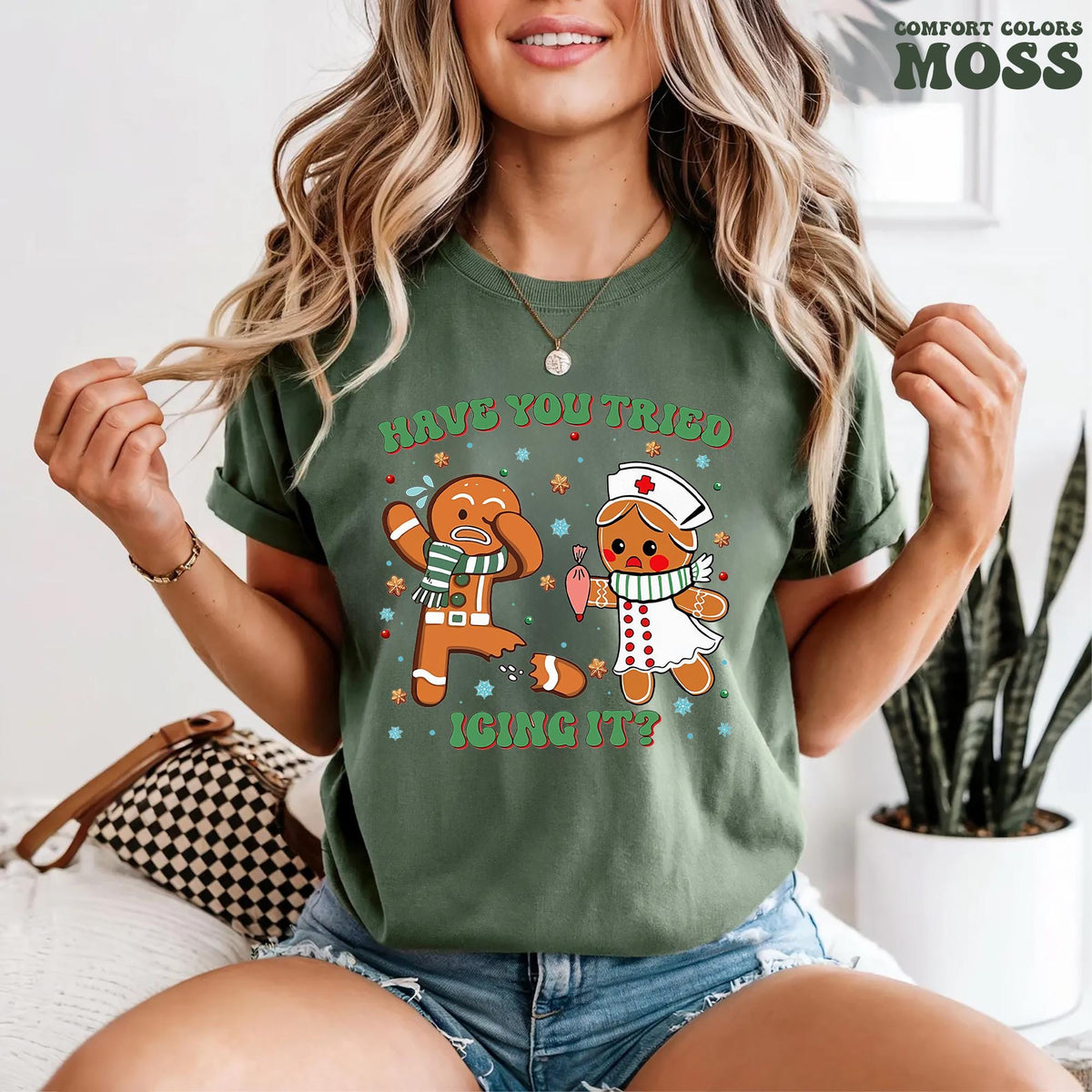 Funny Nurse Christmas Shirt – Have You Tried Icing It Tee – product image 4