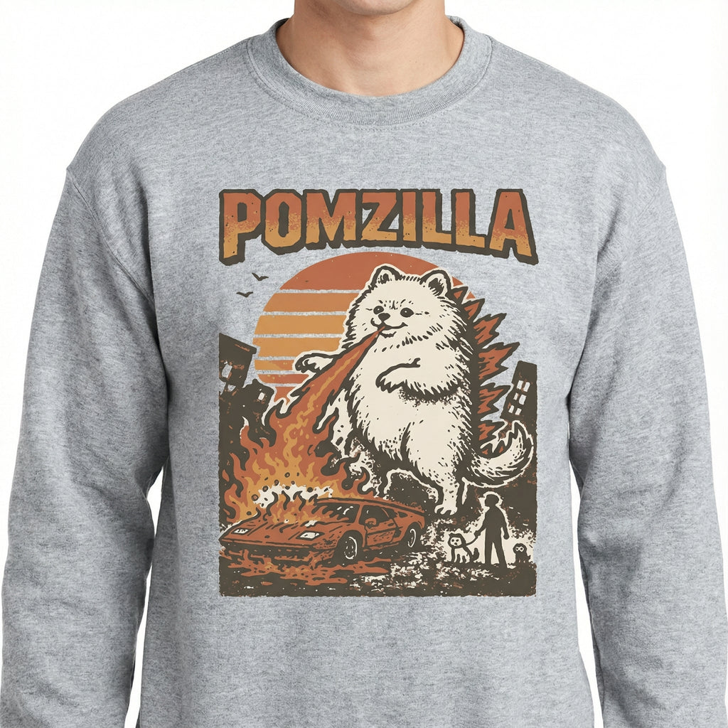 Funny Pomeranian Monster T-Shirt – Vintage Comic product image 5
