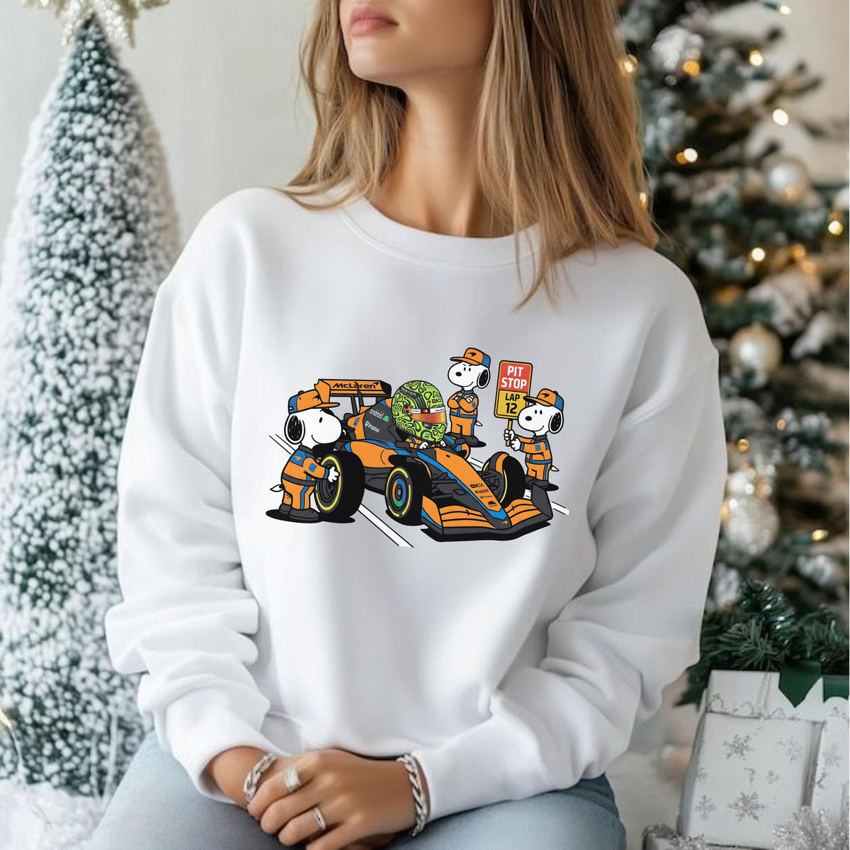 Funny Racing Pit Crew Graphic T-Shirt – Cartoon Motorsport product image 9