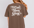 Funny Wine Mom Graphic T-Shirt – Organized Moms Humor Tee product image 1