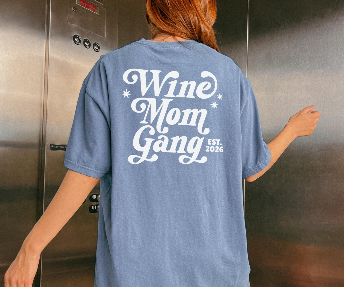 Funny Wine Mom Graphic T-Shirt – Organized Moms Humor Tee product image 8