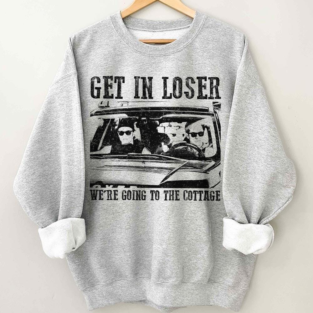 Get In Loser We’re Going to the Cottage Graphic T-Shirt – product image 2