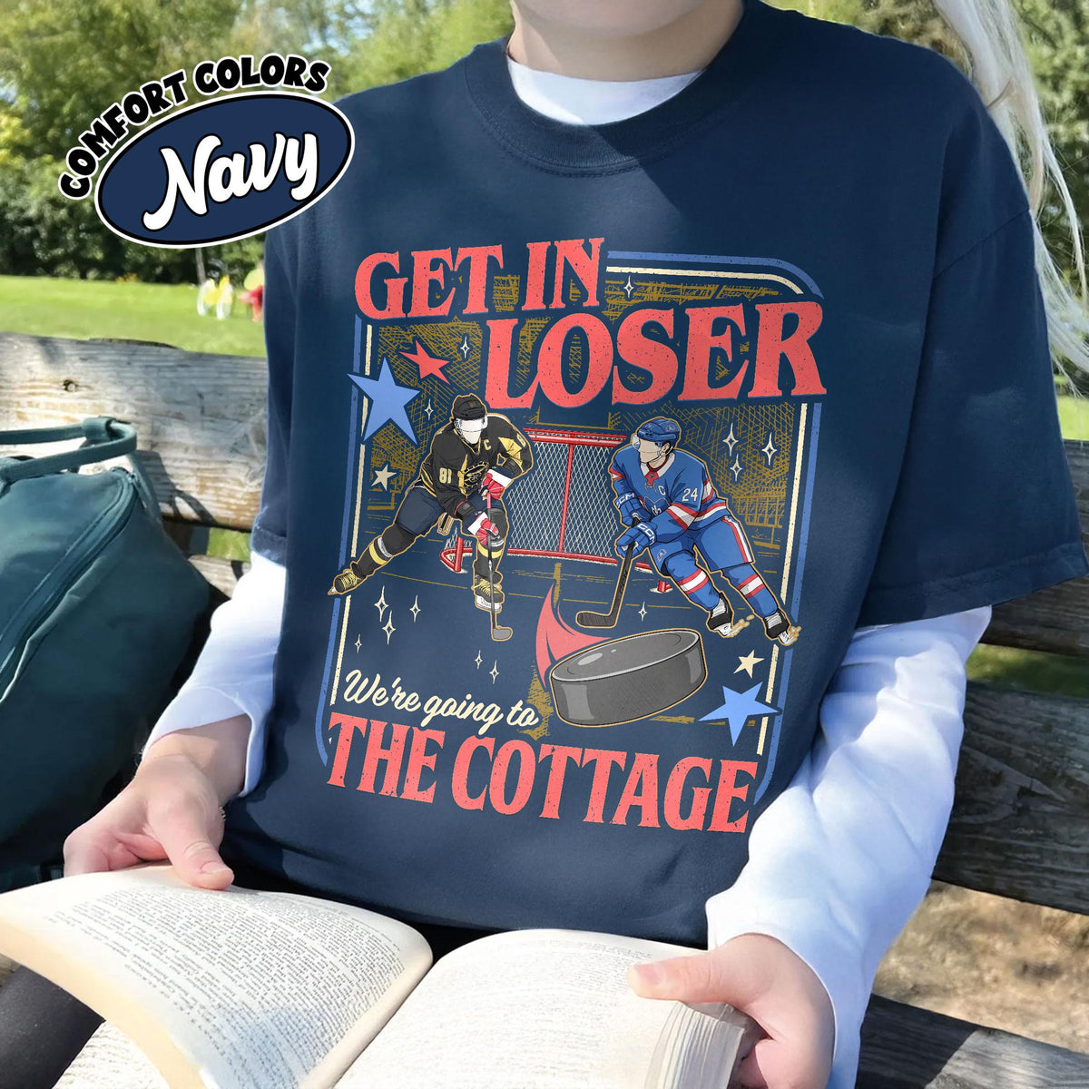 Get In Loser We're Going to the Cottage Shirt – Heated product image 6