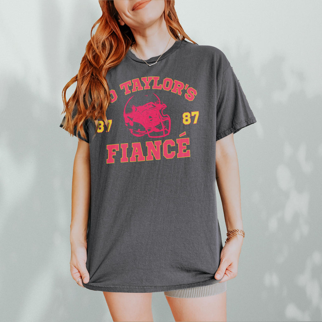Go Taylor’s Fiancé T-Shirt – Funny KC Football Fan Tee product image 3