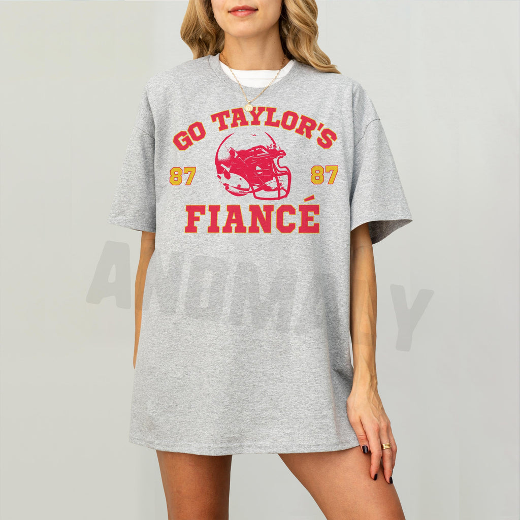 Go Taylor’s Fiancé T-Shirt – Funny KC Football Fan Tee product image 5