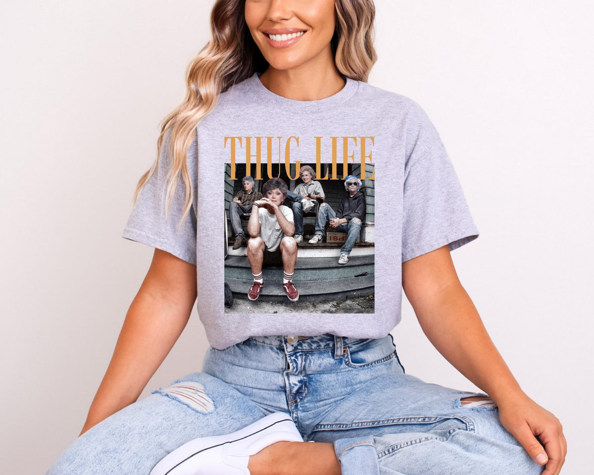Golden Girls Thug Life Shirt – Vintage Sitcom Fan – Lover product image 5
