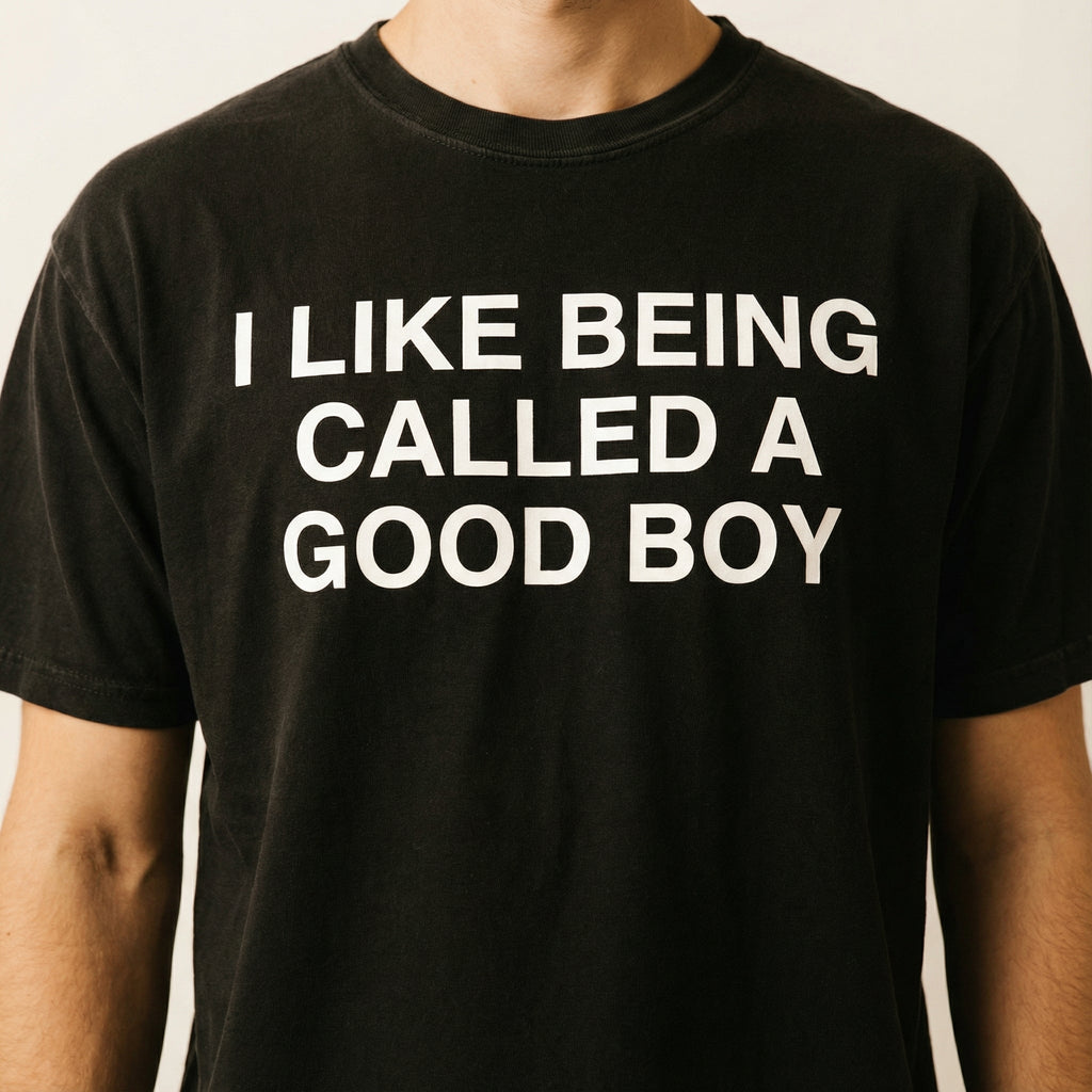 Good Boy Funny Saying Graphic T-Shirt - Bold Meme Statement product image 1